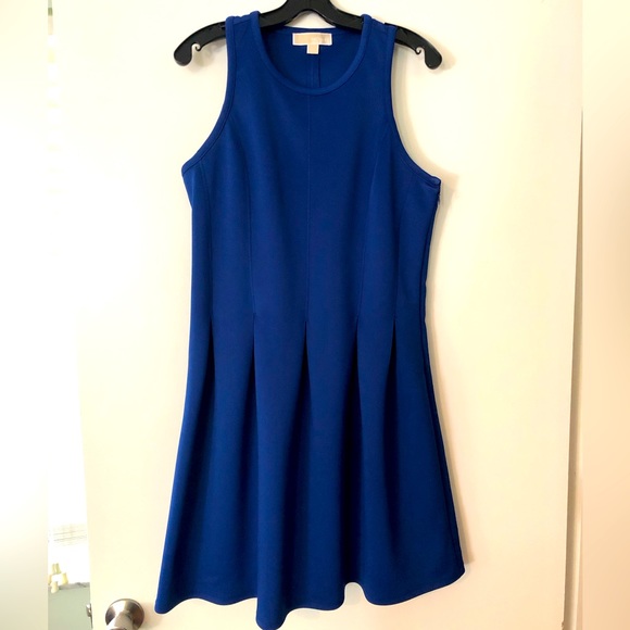 MICHAEL Michael Kors Dresses & Skirts - BNWOT Michael Kors Royal Blue Skater Skirt Dress in Scuba material 👗